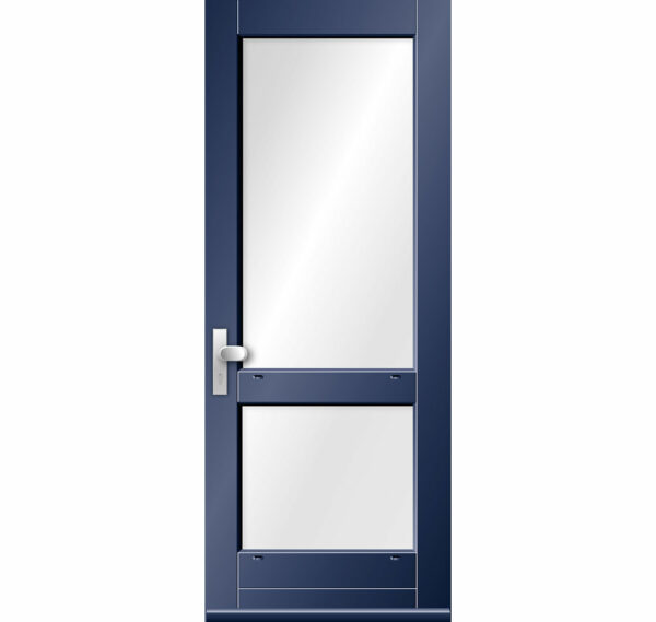 Hardhouten voordeur met luxe borstwering | Kegro Deuren