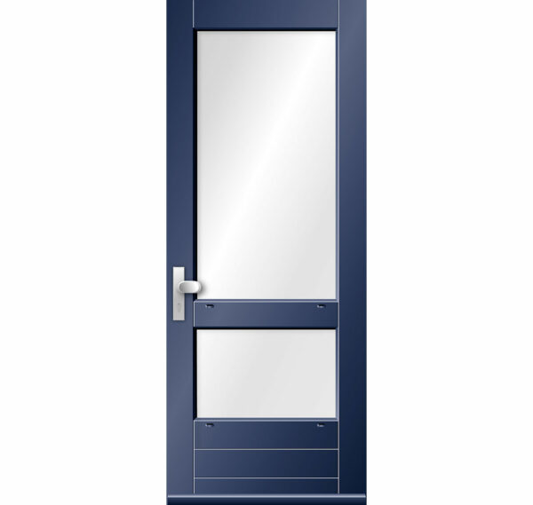 voordeur met luxe borstwering stapeling 2618LX | Kegro Deuren