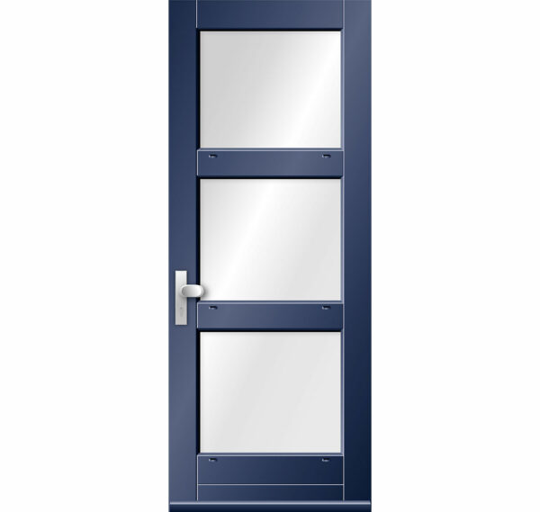 Voordeur met luxe borstwering stapeling 2624LX | Kegro Deuren