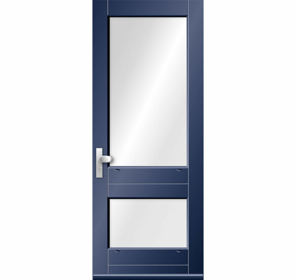 voordeur met luxe borstwering stapeling 2628LX | Kegro Deuren