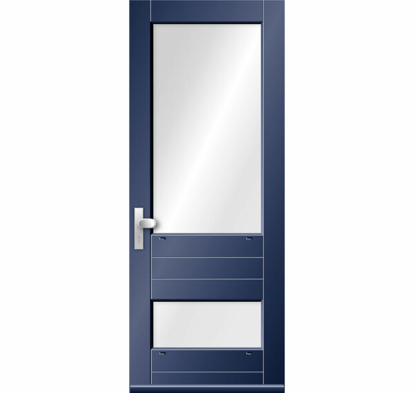 Voordeur met luxe borstwering stapeling 2632LX | Kegro Deuren