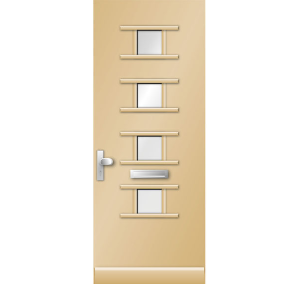Jaren 30 geïsoleerde voordeur 9466N | Kegro Deuren