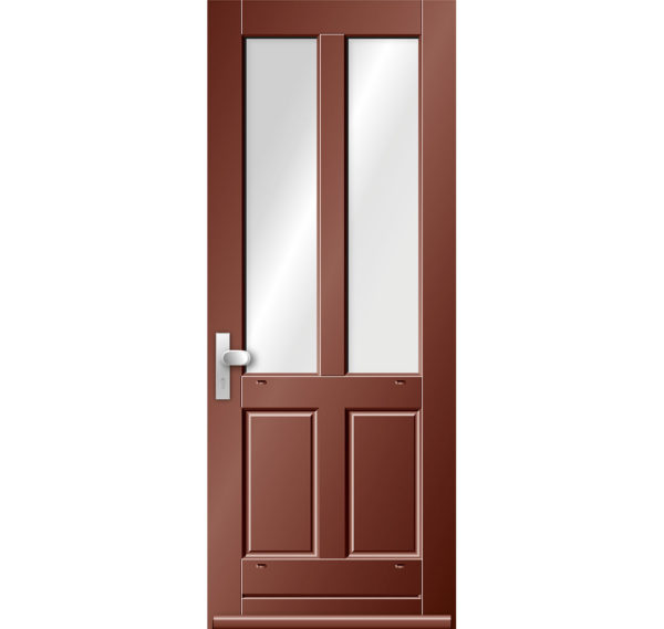 Hardhouten voordeur 9615N | KEGRO Deuren