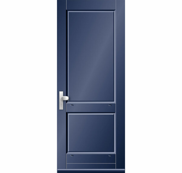 Voordeur met luxe borstwering stapeling 9618LX | Kegro Deuren