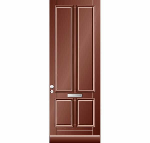 Hardhouten voordeur 9640N | KEGRO Deuren