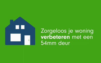 Eenvoudig woningen verduurzamen? Kies voor een 54 mm deur.
