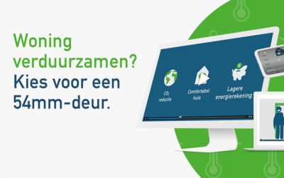 Woning verduurzamen? Kies voor een 54-mm deur