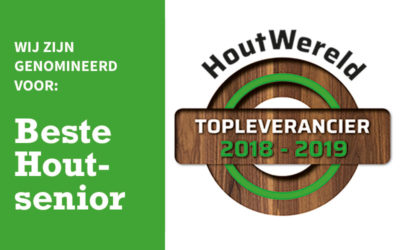 Nominatie verkiezing houtwereld topleverancier 2018-2019